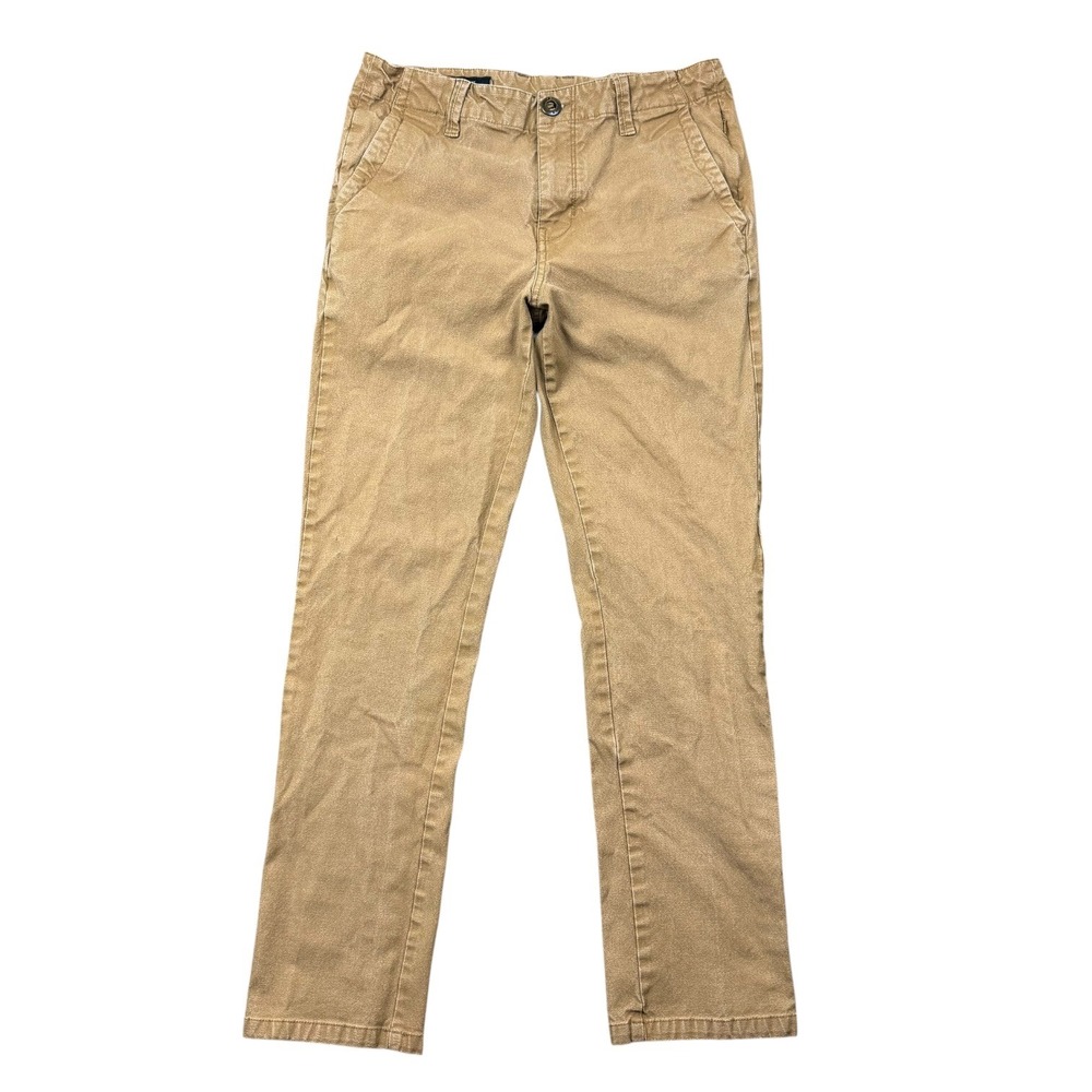 Roark Pants Men 31 (32x30) Khaki Tan Canvas Chino Straight Leg Cotton Nylon
